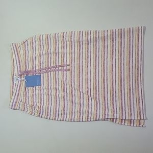 Market & Spruce Drawstring Midi Skirt Size Large NWT